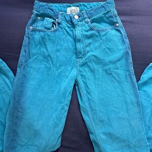 blue BDG corduroy trousers